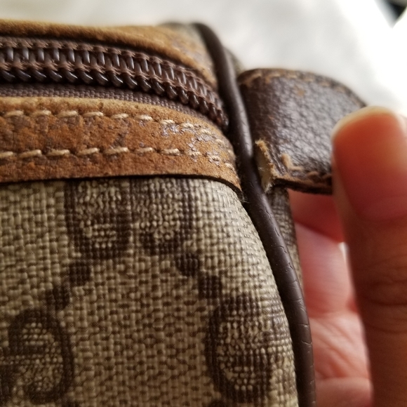 Gucci Vintage Supreme Coated Canvas Boston Bag - Picture 13 of 14